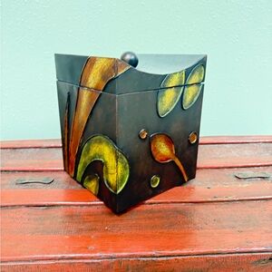 Artistic Box with Floral Design